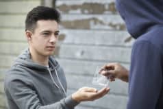 Dealer distributing drugs near a public housing project in NJ