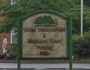 Photograph of sign for Cherry Hill Municipal Court