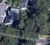 Aerial photograph of Pine Hill Borough Municipal Court.