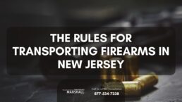 rules for transporting firearms in New Jersey