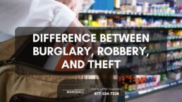 burglary, robbery, and theft differences